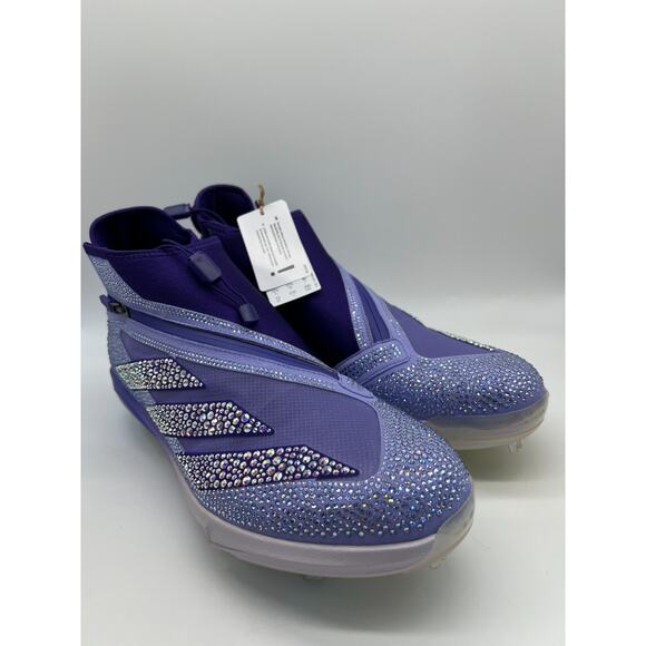 adidas Adizero Impact+ Baseball Swarovski Light Purple Cleats IH8154 Men's 13 - Picture 11 of 16